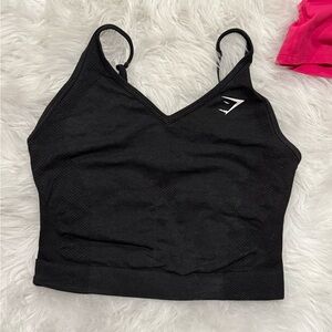 Gym Shark Black Cami Crop